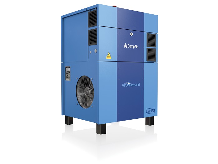 Compresor de aire lubricado de velocidad variable L22RS de 22 kW