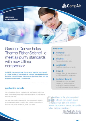 gardner-denver-helps-thermo-fisher-scientific-meet-air-purity-standards-with-new-ultima-compressor