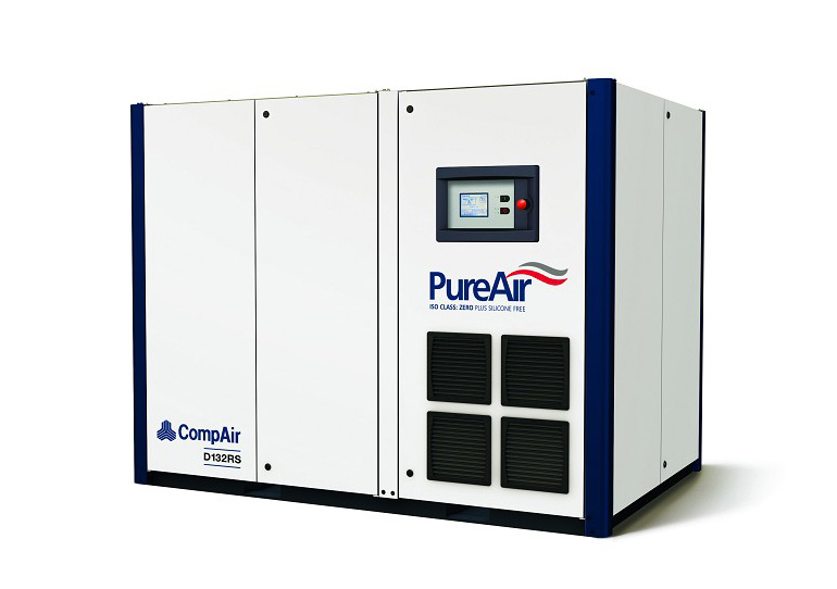 D132RS regulated speed oilfree screw air compressor (132kW)